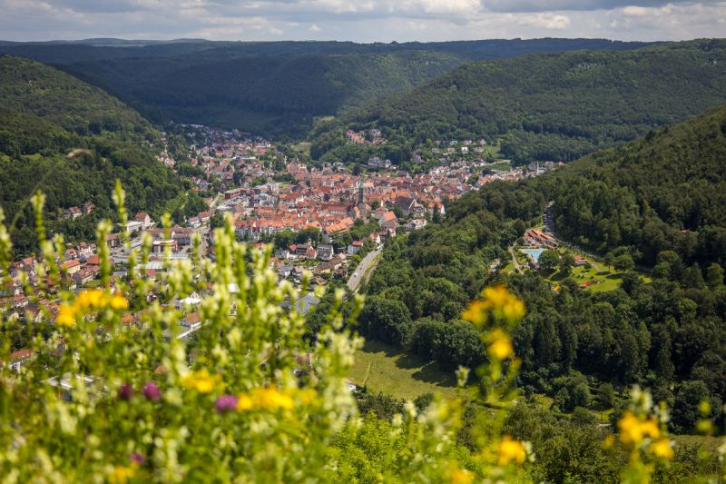 Tour de Neckar Alb Bild Blick vom Hohenurach